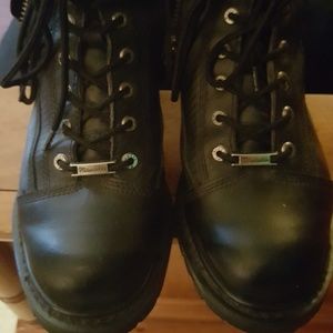 Milwaukee men's boots with side zippers.